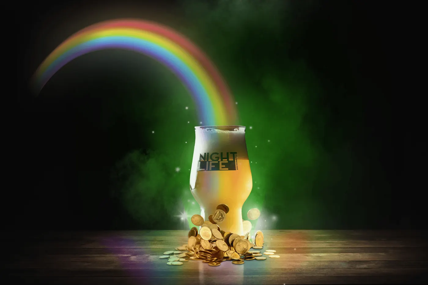 Nightlife Brewing campaign work by Alerta Creative