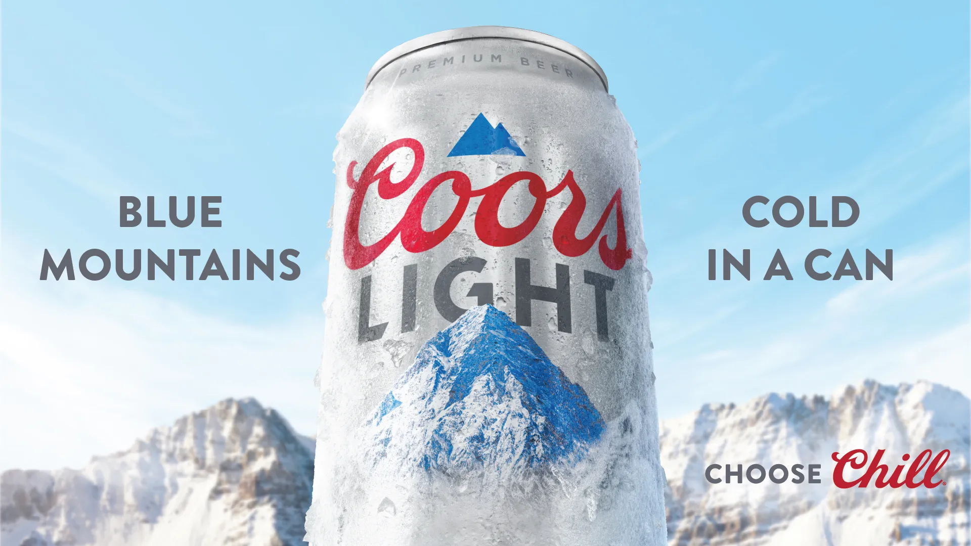 COORS LIGHT. BLUE MOUNTAINS campaign asset 4