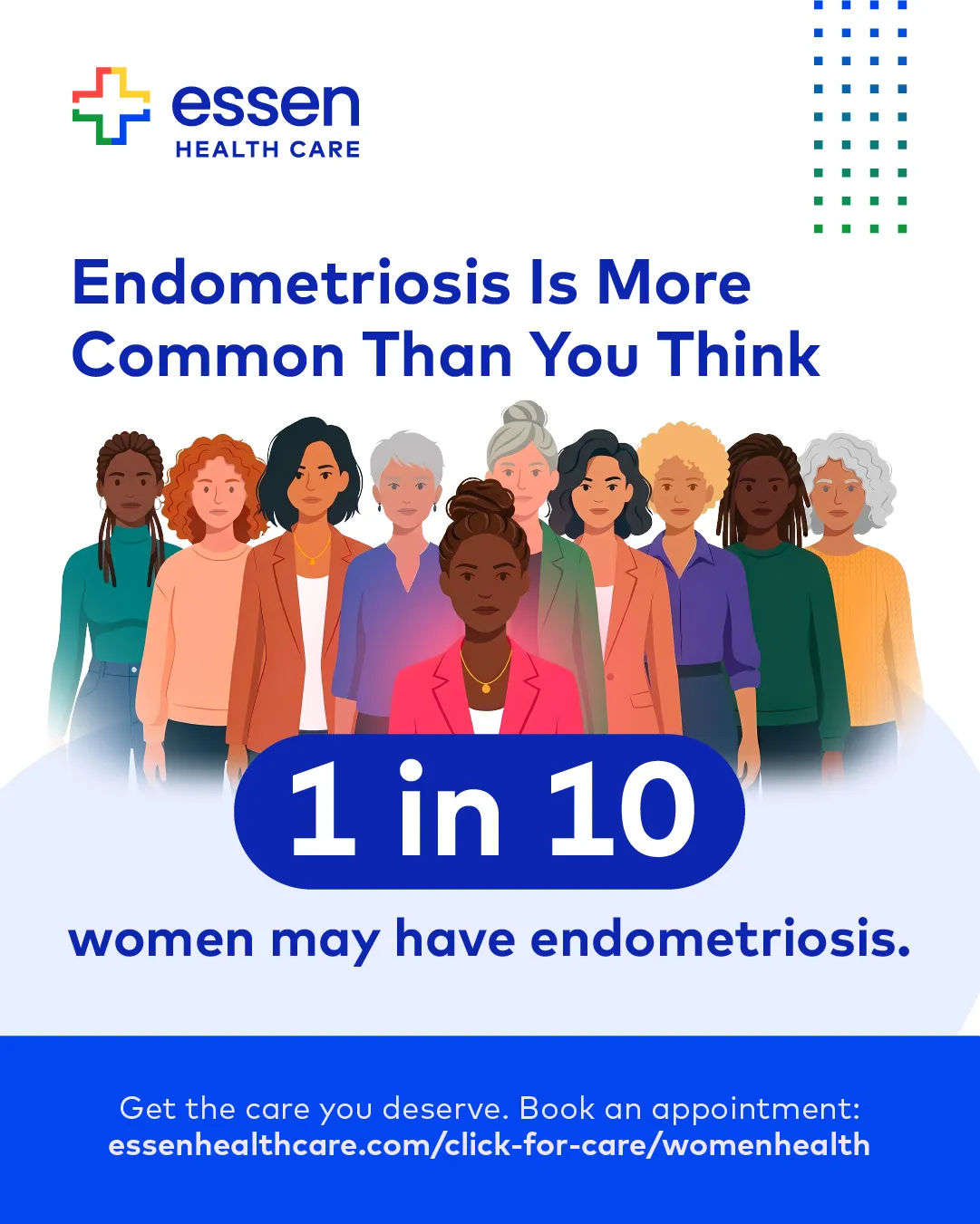 ESSEN HEALTHCARE. HEALTH IS ESSENTIAL campaign asset 1