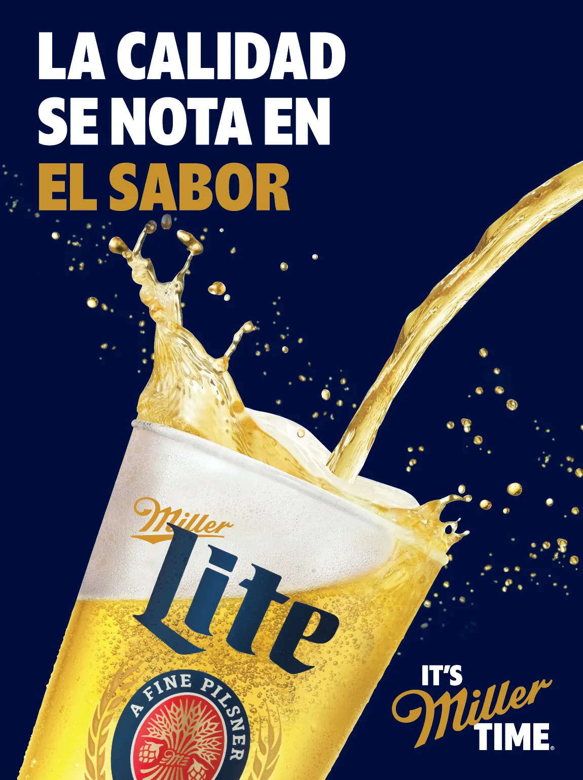 MILLER LITE. LATIN AMERICA CAMPAIGN campaign asset 6