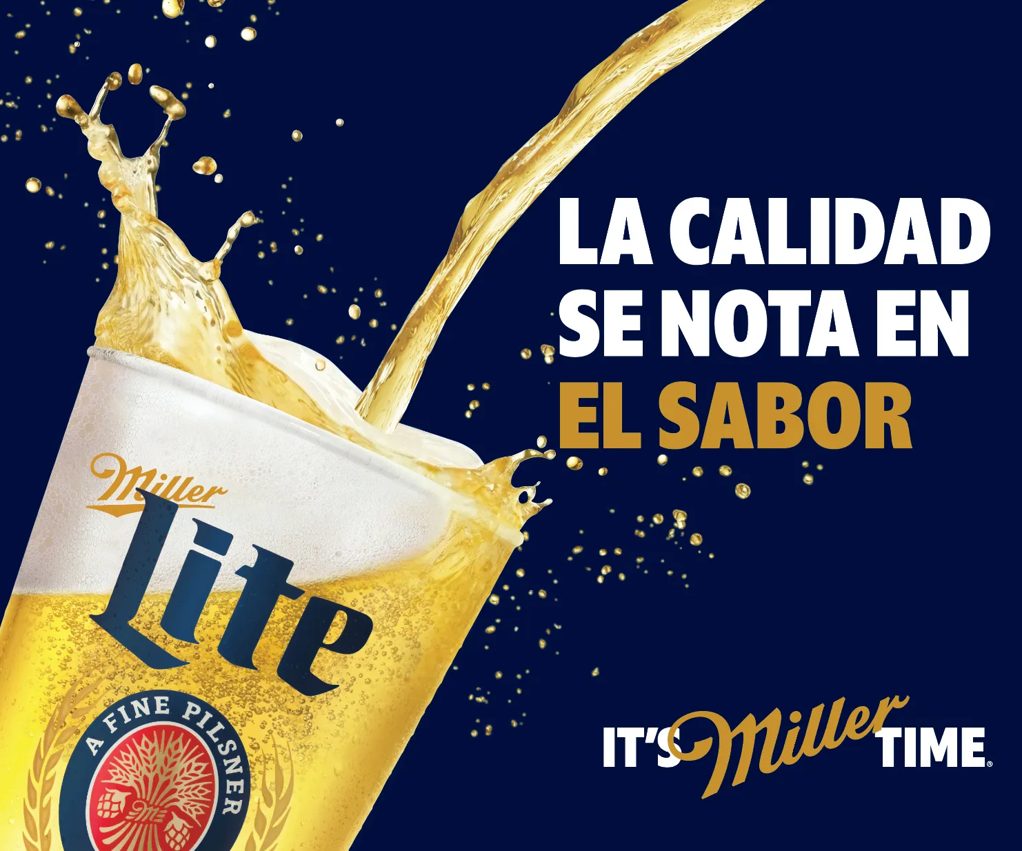 MILLER LITE. LATIN AMERICA CAMPAIGN campaign asset 7