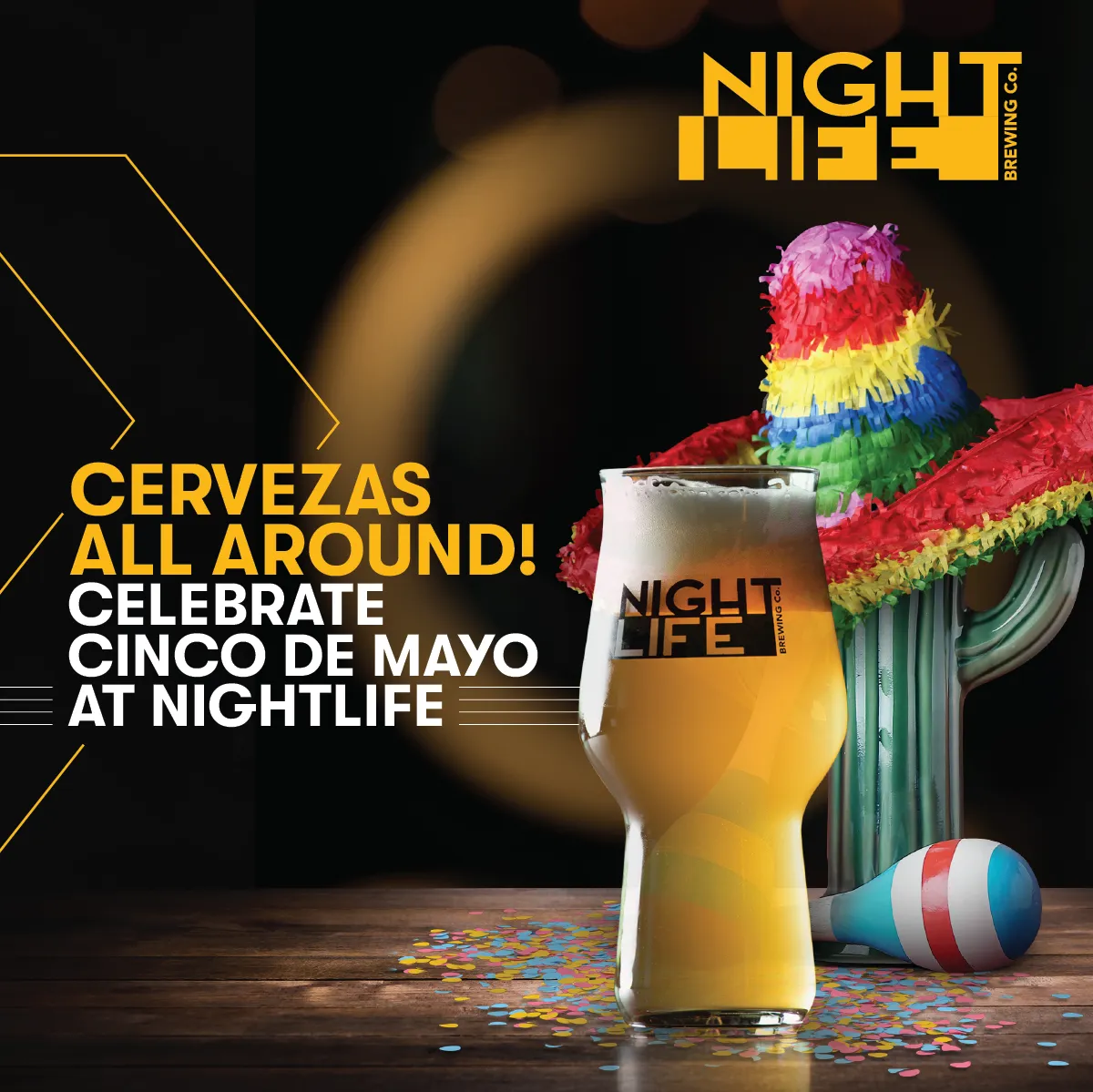 NIGHTLIFE BREWING.SEIZE THE NIGHT campaign asset 1
