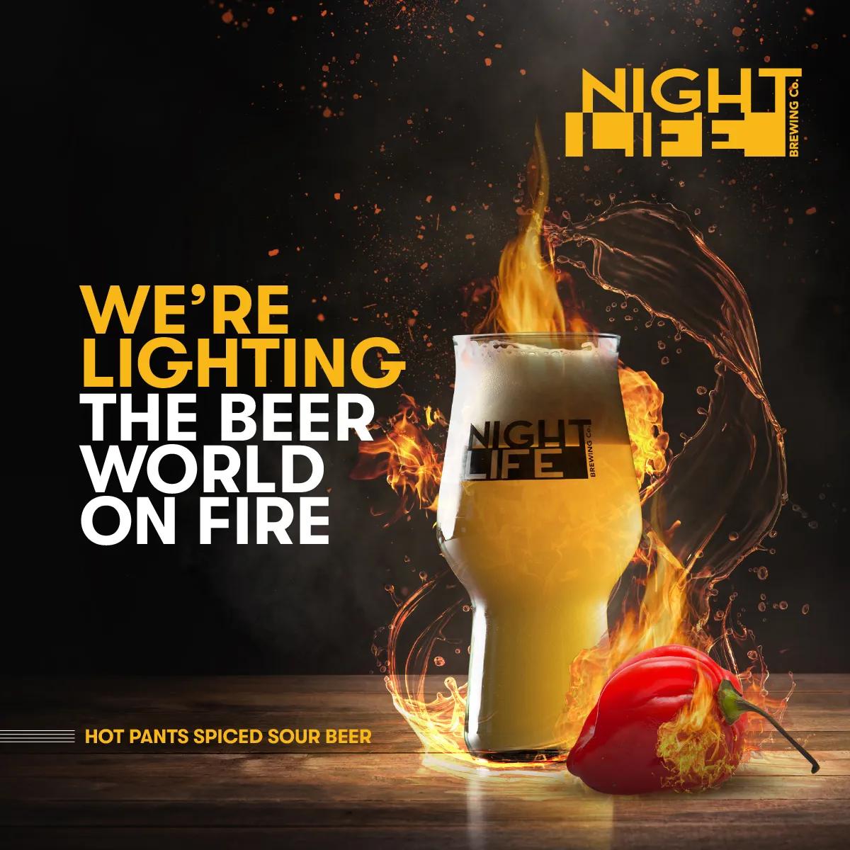 NIGHTLIFE BREWING.SEIZE THE NIGHT campaign asset 3