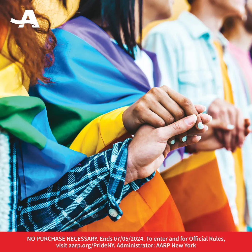 AARP NEW YORK. PRIDE MARCH 2022 / 2023 / 2024 / 2025 campaign asset 1