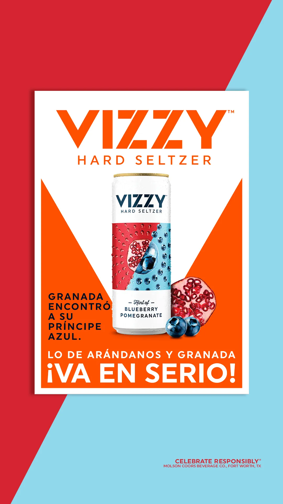 VIZZY HARD SELTZER. INTRODUCCIÓN LATAM campaign asset 4
