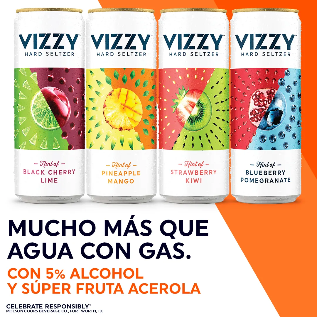 VIZZY HARD SELTZER. INTRODUCCIÓN LATAM campaign asset 6